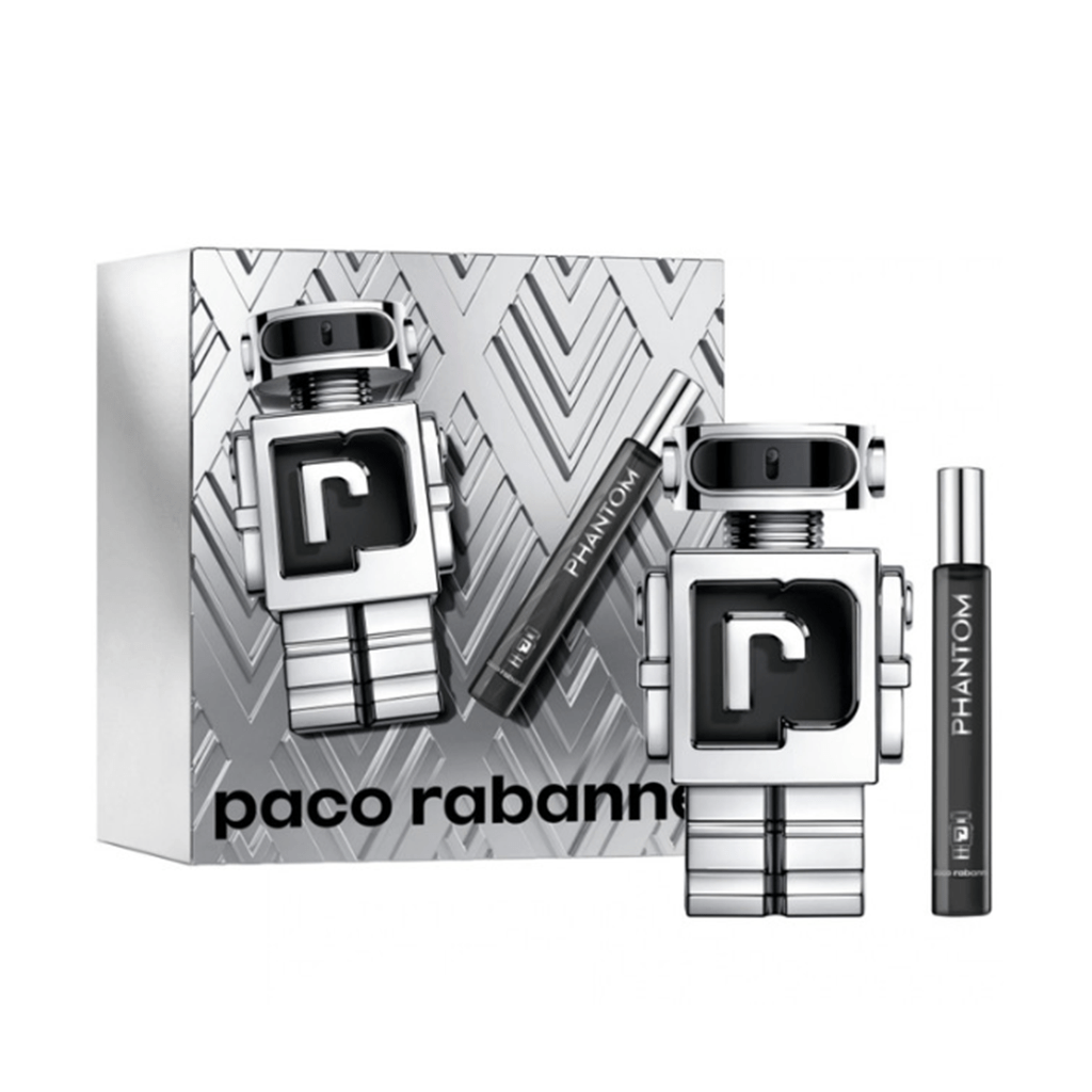 Paco Rabanne Phantom Eau De Toilette Gift Set Spray (100ml) with 20ml EDT