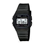 Casio F91W-1 Classic Water Resistant Black Digital Wrist Watch,Resin Strap Band