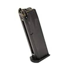 Airsoft Parts 24rd Gas Mag Metal Magazine For M9 Series GBB Pistol Black