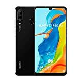 HUAWEI P30 Lite 256 GB 6.15 Inch FHD Dewdrop Display Smartphone with MP AI Ultra-wide Triple Camera, 6 GB RAM, Android 9.0 Sim-Free Mobile Phone, UK Version, Black (Renewed)
