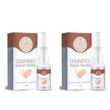 Natural Looking Tan Enhancer Sunless Bronzing Spray For A Beautiful Wheat Tone 30ml Per Bottle JRw431 (White, One Size)