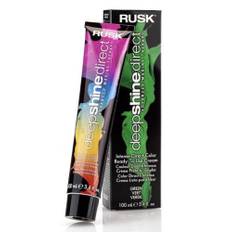 Rusk deepshine direct semi-permanent hair colour - green 100ml.intense direct