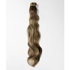 Rapunzel Fibre Clip-in Ponytail Beach Wave, Vegan hair B2.3/5.0 Hazelnut Caramel Balayage 40 cm