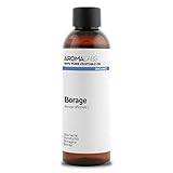 ORGANIC - BORAGE Oil - 100mL - 100% Pure, Natural, Cold Pressed And AB Certified - AROMA LABS (French Brand)