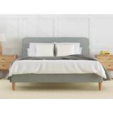 eve Sleep Tailored Bed Frame - Grey Woven