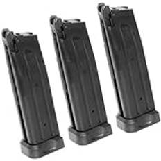 Airsoft Gear Parts Accessories 3pcs 30rd Gas Mag Magazine For ARMY R501 KJ KP-05 Zeon WE Armorer Works Tokyo Marui Hi-Capa 5.1 GBB Pistol