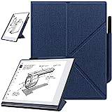 Xuanbeier Rotation Case Compatible with Remarkable 2 Paper Tablet  Protective Cover with Pen Holder and Stand Funktion,Darkblue