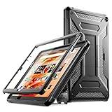 Fire HD 10 Tablet Case (13th Generation 2023 Release) - Not Fit iPad, TrendGate Lightweight Armor Series Cover Built-in Screen Protector with Stand for Kindle Fire HD 10/Kids/Kids Pro Tablet - Black