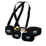 DUI Weight & Trim III System for Drysuit Diving - LG - max hip 64" / Small Pockets - 20lb System (10lb on each side)