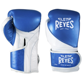 Cleto Reyes Velcro High Precision Training Boxing Gloves - Blue/White