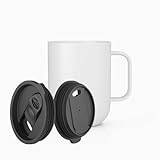  Coffee Mug Lids for Ember 14 oz Temperature Control Smart Mug  2, Splash Proof Open - Close Slide Lid, Coffee Mug Lid Replacement with  Sealing Silicone, 100% Perfect Fit Coffee Cup