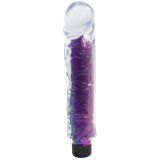 Doc Johnson Crystal Jellies 7 inch Vibrator With Iridescent Sleeve