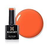 Bluesky Gel Nail Polish, Pool Game SS2021, Orange, Red, Long Lasting, Chip Resistant, 10 ml (Requires Drying Under UV LED Lamp) Amazon Exclusive