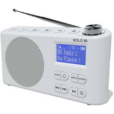 Solo B1 DAB Portable Radio with Rechargeable Battery and Bluetooth - White