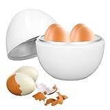 4 Egg Cooker, Hard Boiled Egg Cooker 4 Eggs Save Time Capacity Compact Design Material Egg Shape Microwave Function Egg Boiler, Electric Egg Cooker with Steam Oven
