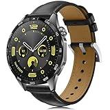 TOPsic Leather Strap for Huawei Watch GT4 46mm, 22mm Band Leather Bracelet for Huawei Watch GT 3 Pro, Huawei Watch GT 3 46mm, Huawei Watch GT2 46mm, Huawei Watch GT2 Pro/GT 2e, Huawei Watch 4/4 Pro