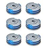 LMYDIDO for Flymo FL289 Strimmer Line Strimmer Spool 1.65mm Double Autofeed Spool & Line For Flymo Trimmer (6 pcs)