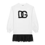 Dolce & Gabbana Kids Lace-Detail Sweatshirt Dress (2-6 Years) - multi