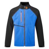 FootJoy HydroTour Waterproof Golf Jacket Sapphire/Black/Orange 87972 - Extra Extra Large