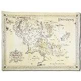 The Lord of the Rings Poster Parchment map of the middle-earth (65,8cm x 46cm) + 1 pack tesa powerstrips®, 20 pieces