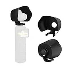 IUYQY Camera Lens Hood for DJI Osmo Pocket 3 Sunshade Cover Anti-Glare Protective Cover for DJI Osmo Pocket 3 Gimbal Guard Lens Cap Camera Accessories