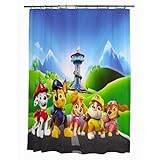 Franco Nickelodeon Paw Patrol 13 Piece Shower Curtain and Ring Set, (100% Officially Licensed Product)