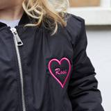 Personalised Heart Bomber Jacket - One Size