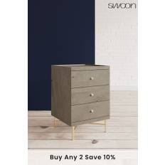 Swoon Grey Halle Bedside Table