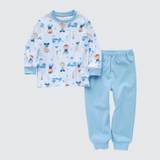 Uniqlo - x Disney KIDEA - Toddler's Cotton Kidea Graphic Pyjamas - Blue - 12-18 Mo