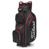 "Titleist Cart 14 StaDry Golf Cart Bag - Black/Black/Red"