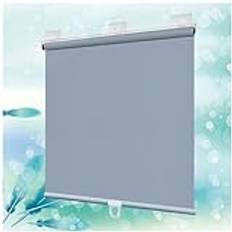 Sunshade Roller Blinds, 99% Sunscreen Blackout Roll Up Blinds, Window Roller Shades, Retractable Blackout Curtains, Temporary Blinds, No Drilling,grey-140x125cm/55 * 49in