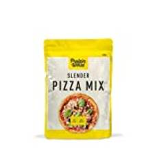 Protein World Slender Pizza Mix Nutritious Easy to Make Maintain Lean Muscle Mass with Wheat Flour Pea Protein Vegetarian Soy Free High Protein, Low Sugar 8 Serving 480g