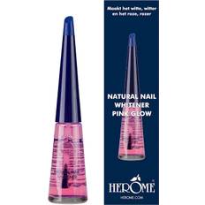 Herome natural nail whitener pink glow 10ml | quick nail beautifier