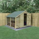 Forest 8×6 4Life Overlap Apex Shed (Single or Double Door Options Available)