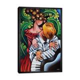 'Piano Guajiro' by Dixie Miguez - Floater Frame Painting Print on Canvas