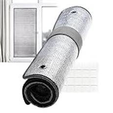 Reflective Insulation Roll, Double Sided Window Insulation Heat Blocker, Attic Door Insulation Cover, Reflective Foil Insulation Film for Sunroom, Wall, Attic
