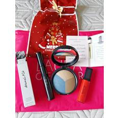 Laura geller gift set: shadow trio in blueberry muffin +mascara+lipglossbnib