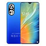 Roytil P50 Pro 2 Rear Cameras android 10.0 Mobile Phones 6000 mAh battery Dual SIM Face Unlock Free Mobile Phone Smartphone Face ID,Blue,L