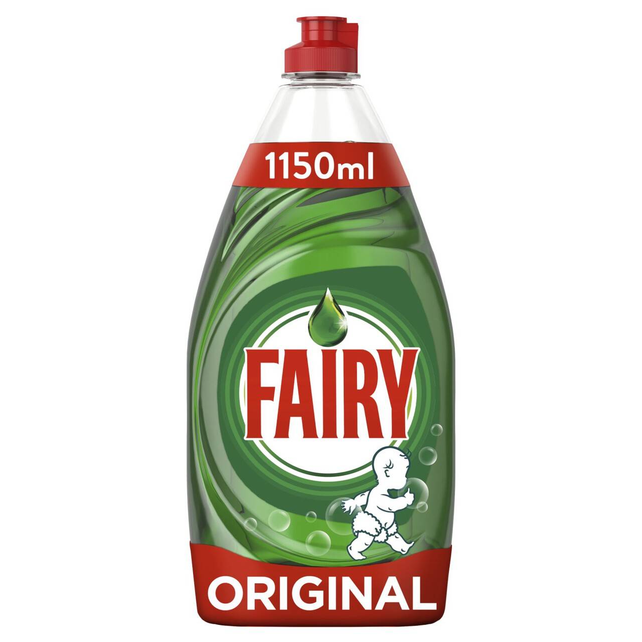 Fairy Original Washing Up Liquid Green with LiftAction
