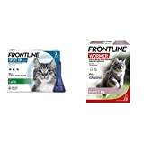 FRONTLINE Spot On Flea & Tick Treatment for Cats - 3 Pipettes & FRONTLINE Wormer for Cats - 2 Tablets