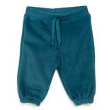HelloBaby Basic Baby Boy Fleece Pants - Petrol Green