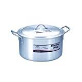 Kitchen King Stock Pots Cooking Boiling Pans Deep Catering Stockpots Casserole 7/8/9/10/11/12/13/14/15/16" Inch (15 inch)