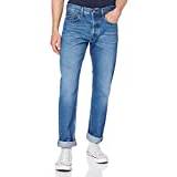 Tommy Hilfiger Men's REGULAR MERCER RGD PORTLAND IND Jeans, Portland Indigo, 34W / 36L