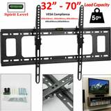 TILT Slim TV Wall Bracket Mount For 32 40 45 50 60 65 70" Plasma LCD LED LG Sony