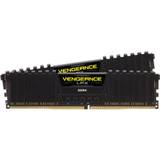 (2 x 8 GB) Corsair VENGEANCE LPX DDR4 RAM 32GB (2x16GB) 3200MHz CL16 Intel XMP 2.0 Computer Memory - Black (CMK32GX4M2E3200C16)