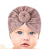 PIGMANA Baby Head Wrap | Lovely Infant Head Wrap with Hollow-carved Design | Infant Head Wraps Summer Accessories for Newborn Infant Toddlers Baby Girls Boys Kids