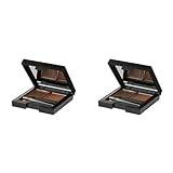 Sleek MakeUP Brow Kit, Brow Wax and Powder Kit with Tweezers and 2 Brushes, Define and Sculpt Brow with a Trazel Size Kit, Medium (Pack of 2)