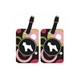 Brussels Griffon Luggage Tag - Pair 2, 4 x 2.75 In.