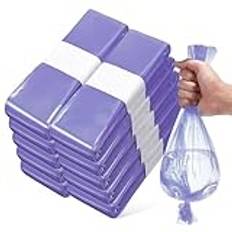 Nappy Disposal Bags,10PCS Nappy Bin Refills Newborn Baby Diaper Pail Refill Bags Scented Nappy Bin Bags Refill Compatible with Angelcare and Tommee Tippee Nappy Disposal System, Purple