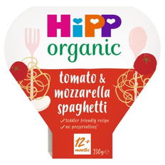 Hipp Organic 1 Year Spaghetti With Tomato & Mozzarella Sauce 230gr